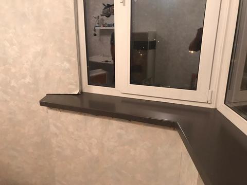 Подоконник чёрный из искусственного камня Grandex S-211 Romantic Night
