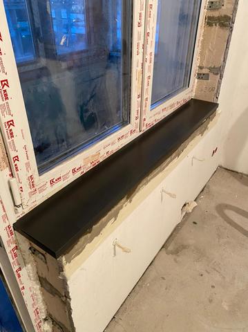 Подоконники прямые из искусственного камня Grandex S-215 Sanded Alps