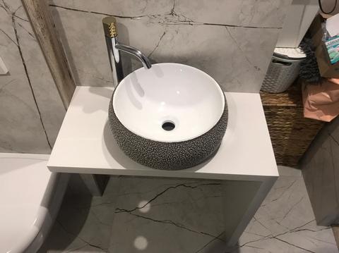 Столешница из искусственного камня Staron BW010 Bright White 