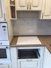 Г образная столешница с интегрированной мойкой из искусственного камня...