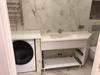 Прямая столешница с интегрированной раковиной из искусственного камня ...